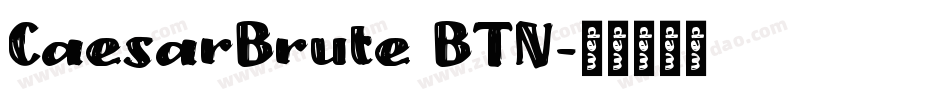 CaesarBrute BTN字体转换